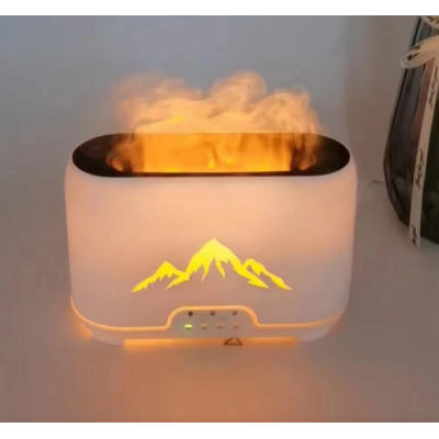 Himalájský Aroma Difuzér - USB-C - Efekt Plamene