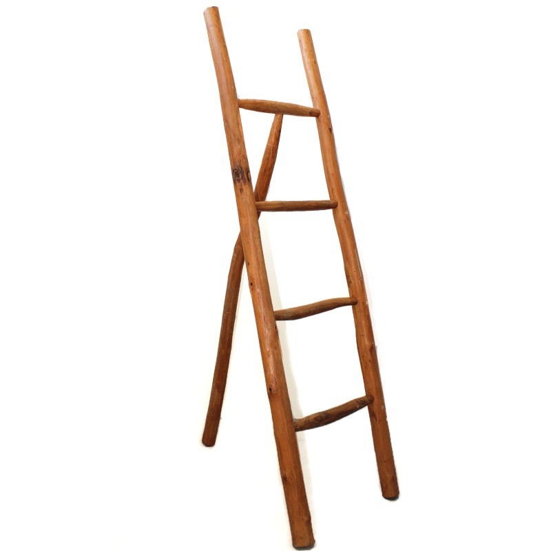 Veľký Rebrík z Teakového Dreva - 1.5m - Natural